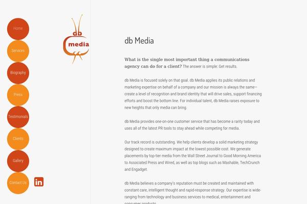 WordPress website example screenshot