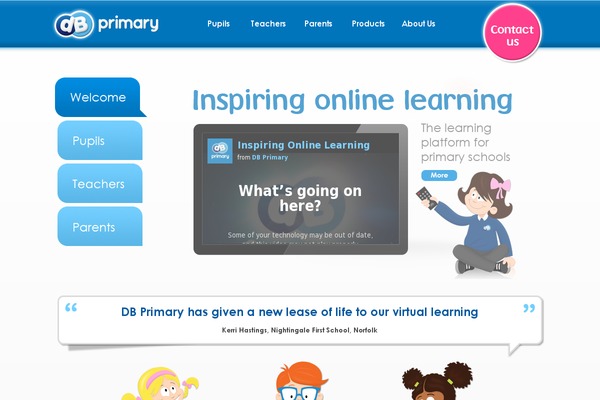 dbprimary.com site used Uk-child-theme
