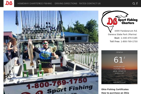 dbsportfishing.com site used Whyhellothere