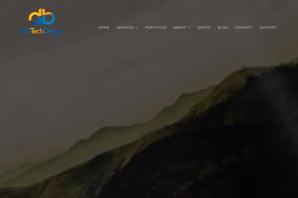 Total theme site design template sample