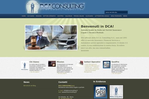 Dca theme site design template sample