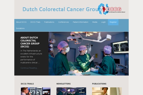 dccg.nl site used Executive Pro Theme
