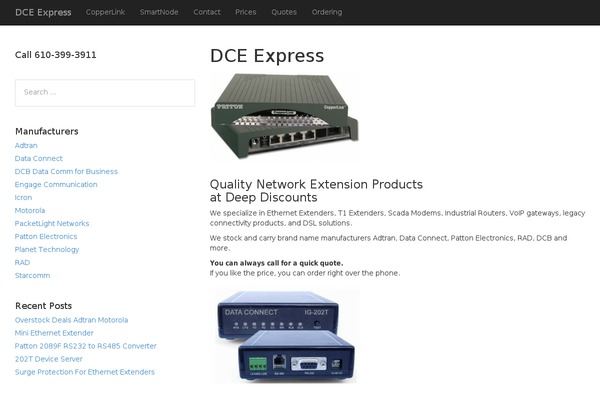 dceexpress.com site used Mobile