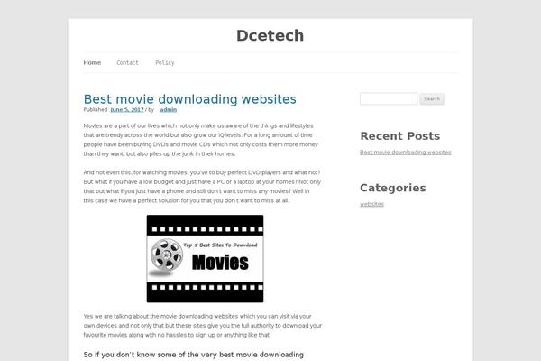 dcetech.com site used Silver-platinum