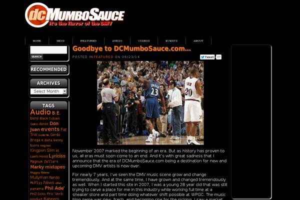 dcmumbosauce.com site used Dcms