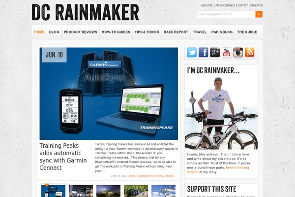 dcrainmaker.com site used Dcrainmaker