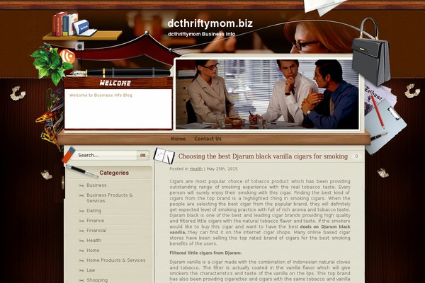 dcthriftymom.biz site used Business-paradise