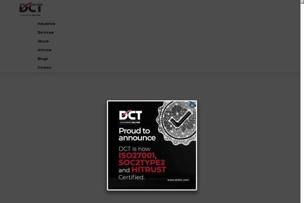 dctinc.com site used Dct