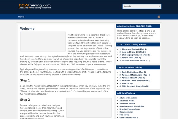WordPress website example screenshot