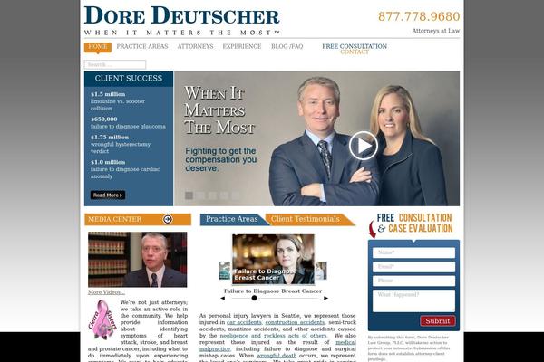 dd-lawyers.com site used Dore