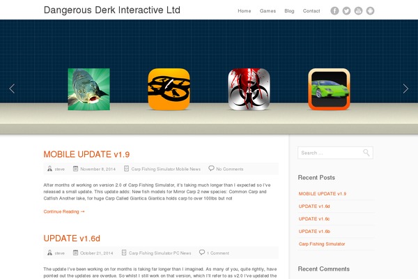 Materialis theme site design template sample