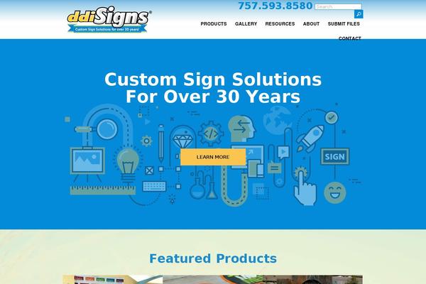 ddisigns.com site used Gdstheme-child