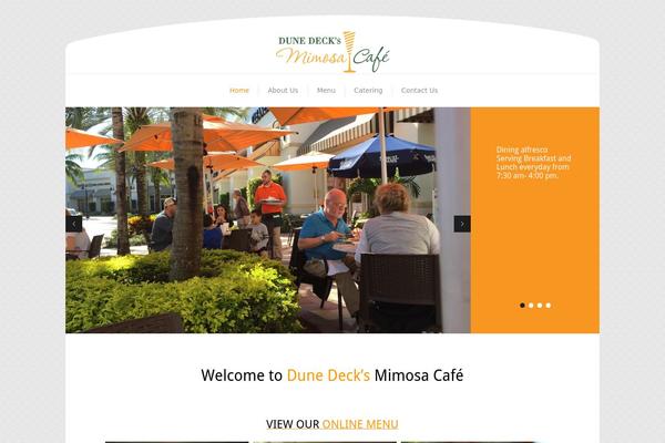 ddmimosacafe.com site used Theme1979