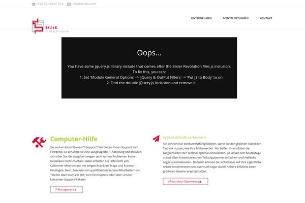 WordPress website example screenshot