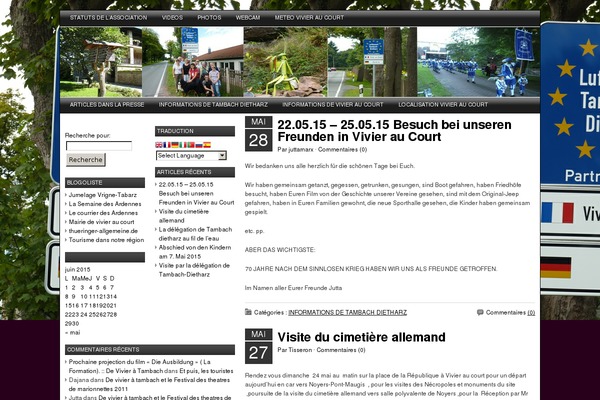 WordPress website example screenshot