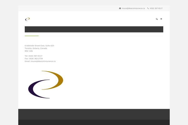 deaconinsurance.ca site used Themeforest-anya