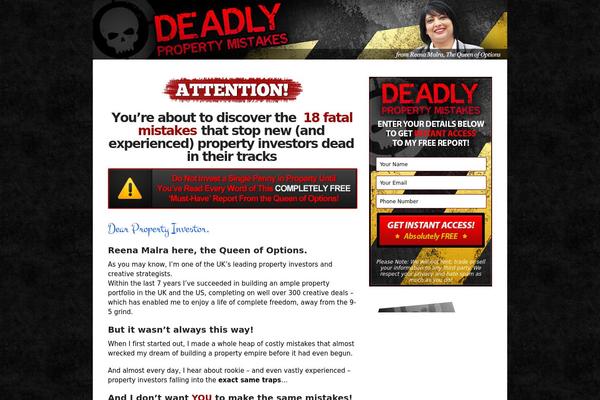 WordPress website example screenshot