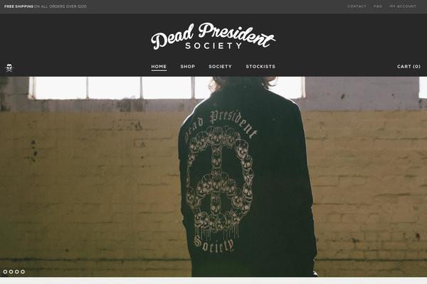 deadpresidentsociety.com.au site used Dpswp