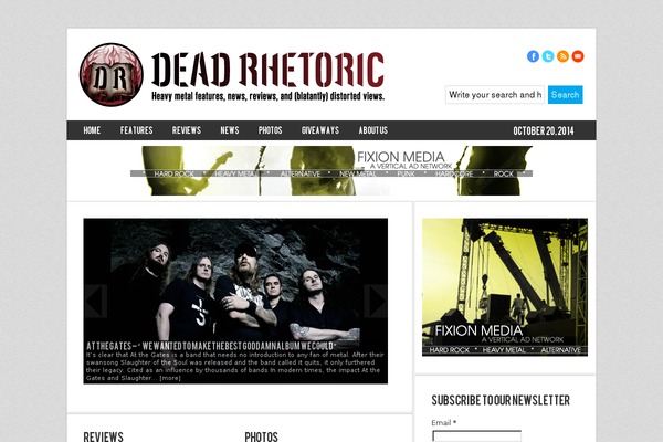 deadrhetoric.com site used Dr2015