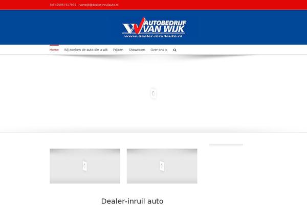 Avada theme site design template sample