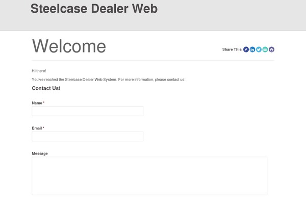 dealerwebadmin.com site used Steelcase