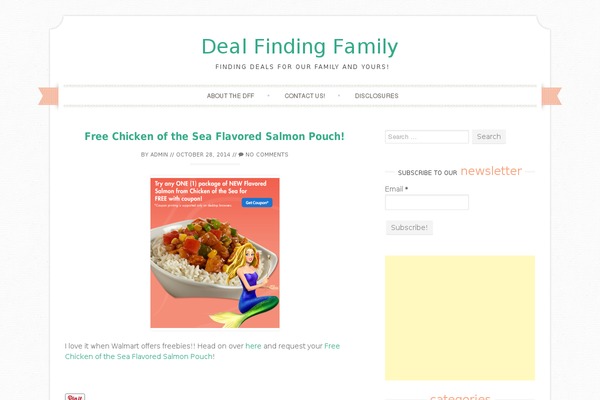 Sugar and Spice theme site design template sample