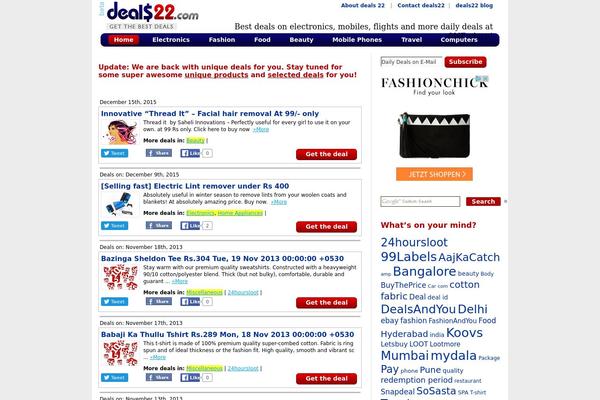 WordPress website example screenshot