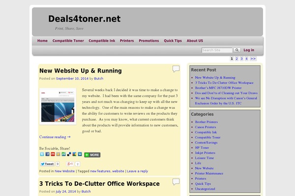 Weaver II theme site design template sample