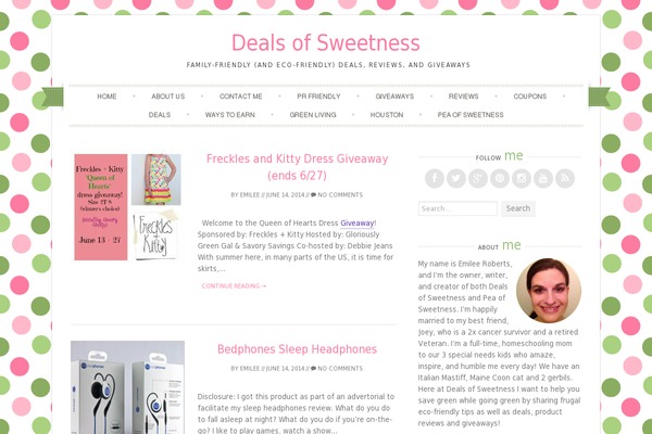 dealsofsweetness.com site used Refine-blog