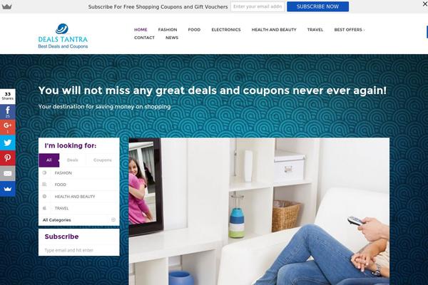 CouponXL theme websites examples