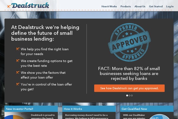 dealstruck.com site used Dealstrucktheme