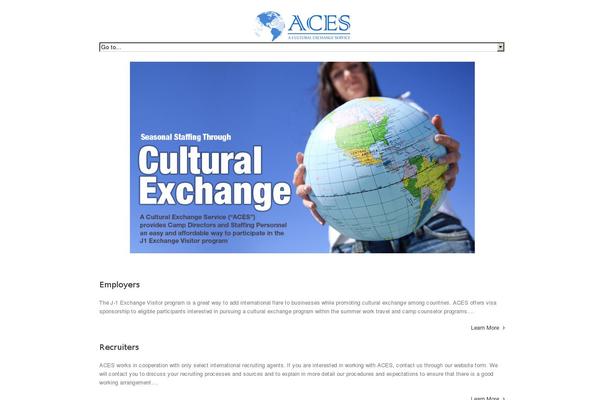 Aces theme site design template sample