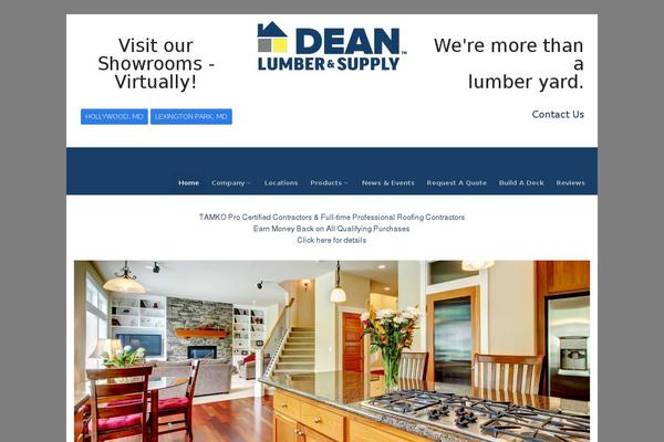 dean-lumber.com site used Maple2