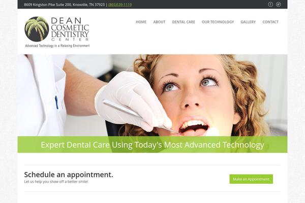 Dentalclinic theme site design template sample