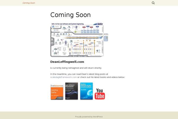 Twenty Thirteen theme site design template sample