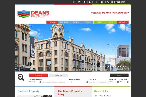 deansproperty.com.au site used Deans