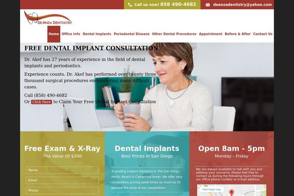 WordPress website example screenshot