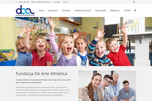 Impreza theme site design template sample