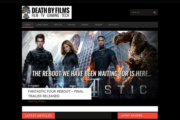 deathbyfilms.com site used Bucket_wp_1.0-1.5