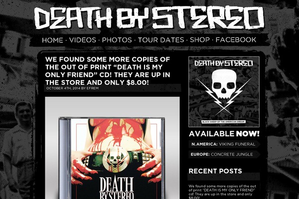 deathbystereo.com site used Iriscon_theme