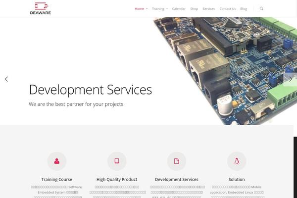 Salient theme site design template sample