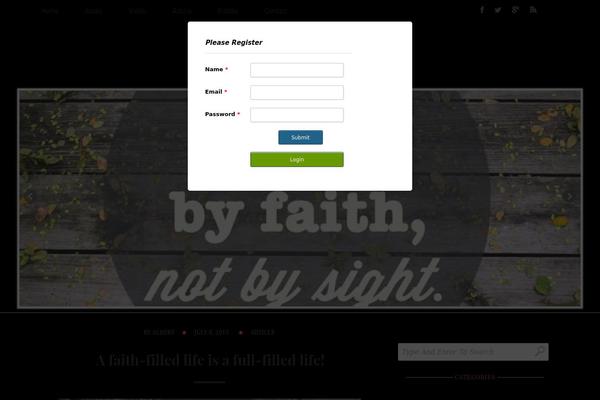 Site using Awesome Flickr Gallery plugin
