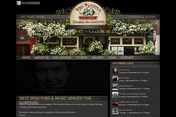 debarra.ie site used Debarra