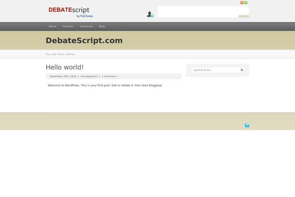 debatescript.com site used Bigbusiness