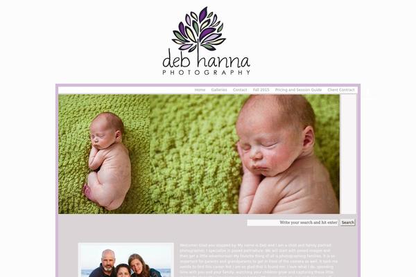 debhannaphotography.com site used Flexsitez