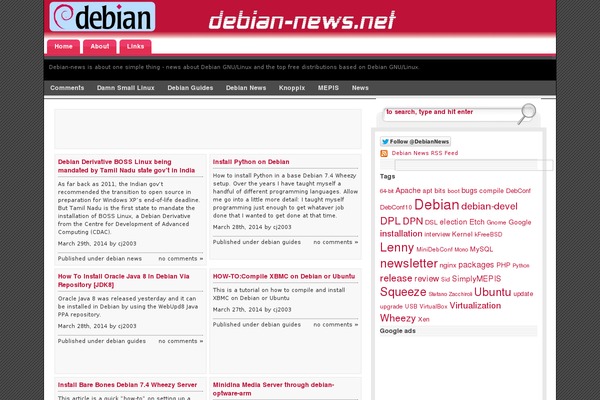 debian-news.net site used E-storage-plus