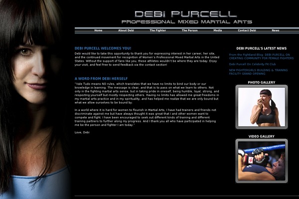 debipurcell.com site used Debi