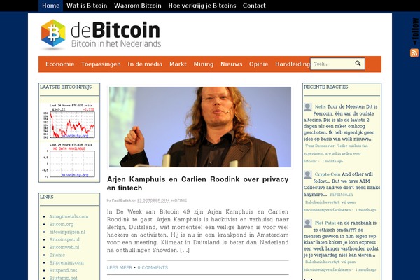 WordPress website example screenshot