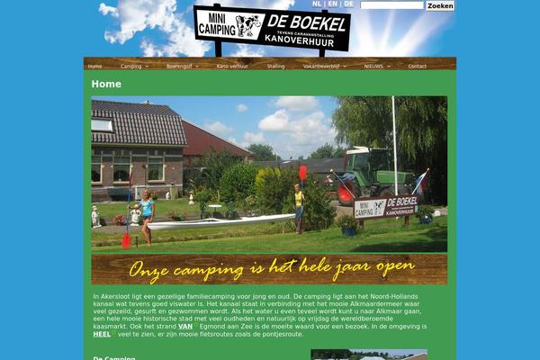 Twenty Thirteen theme site design template sample