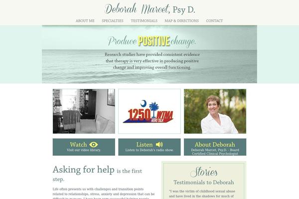 Deborah theme site design template sample